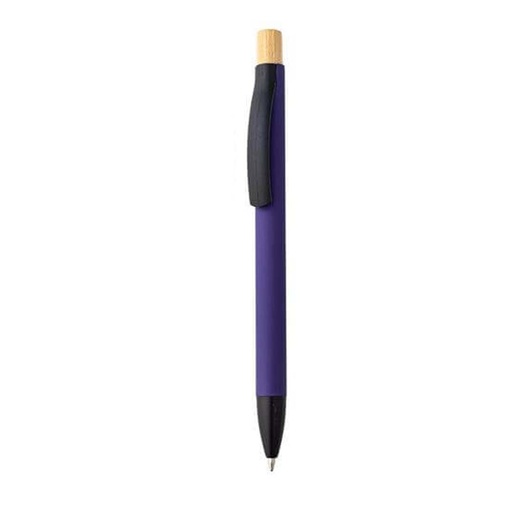 BOLT - Aluminium Push Action Ballpen - Purple — product photo 1