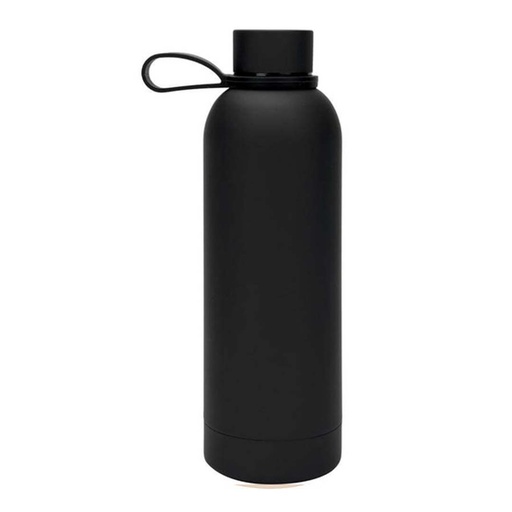 CADIZ - Giftology Double Wall Stainless Steel Bottle 500ml - Black — product photo 1