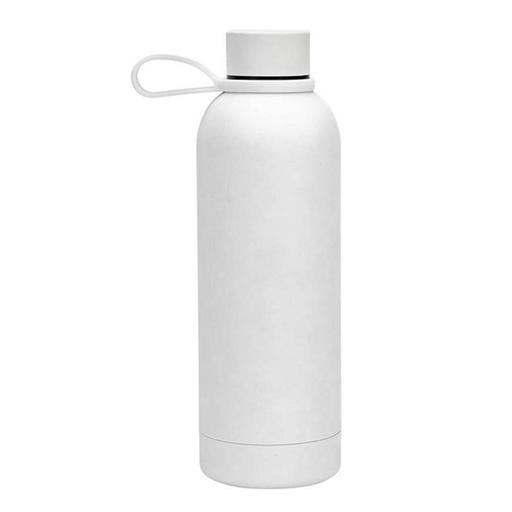 CADIZ - Giftology Double Wall Stainless Steel Bottle 500ml - White — product photo 1