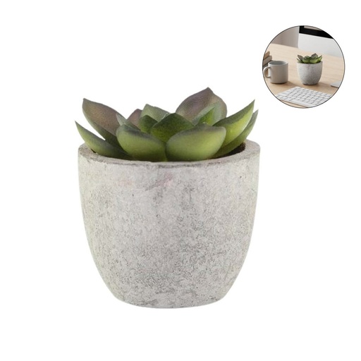 CAMAS - Artificial Succulent Plant in Pulp Pot — product photo 1