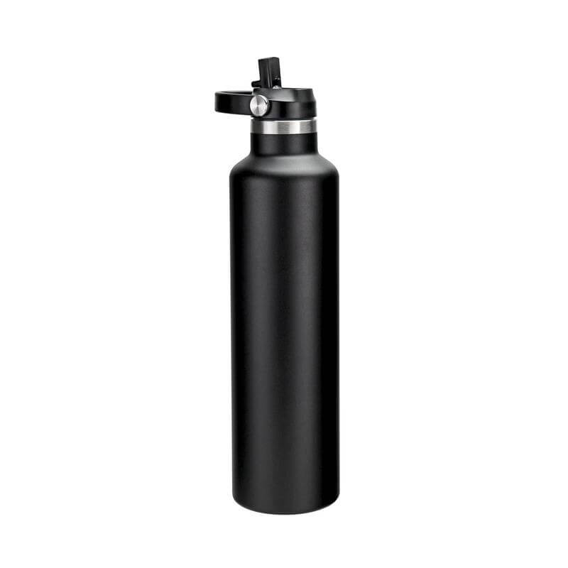 CERVO - Hans Larsen Vacuum Stainless Steel Bottle with Sports Lid - 1L - Black — product photo 1