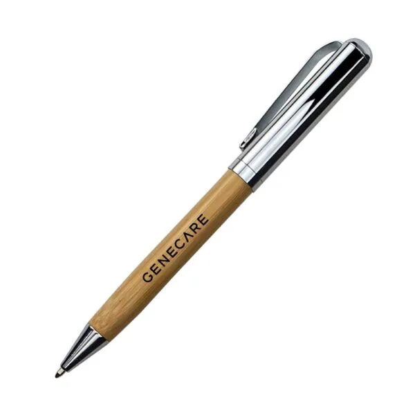 Chrome and Bamboo Metal Pens — product photo 1