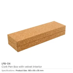 Cork Pen Box with Velvet Interior — related custom branded product in UAE