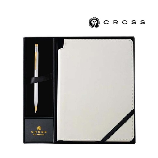 CROSS Classic Leatherette Journal - White — product photo 1