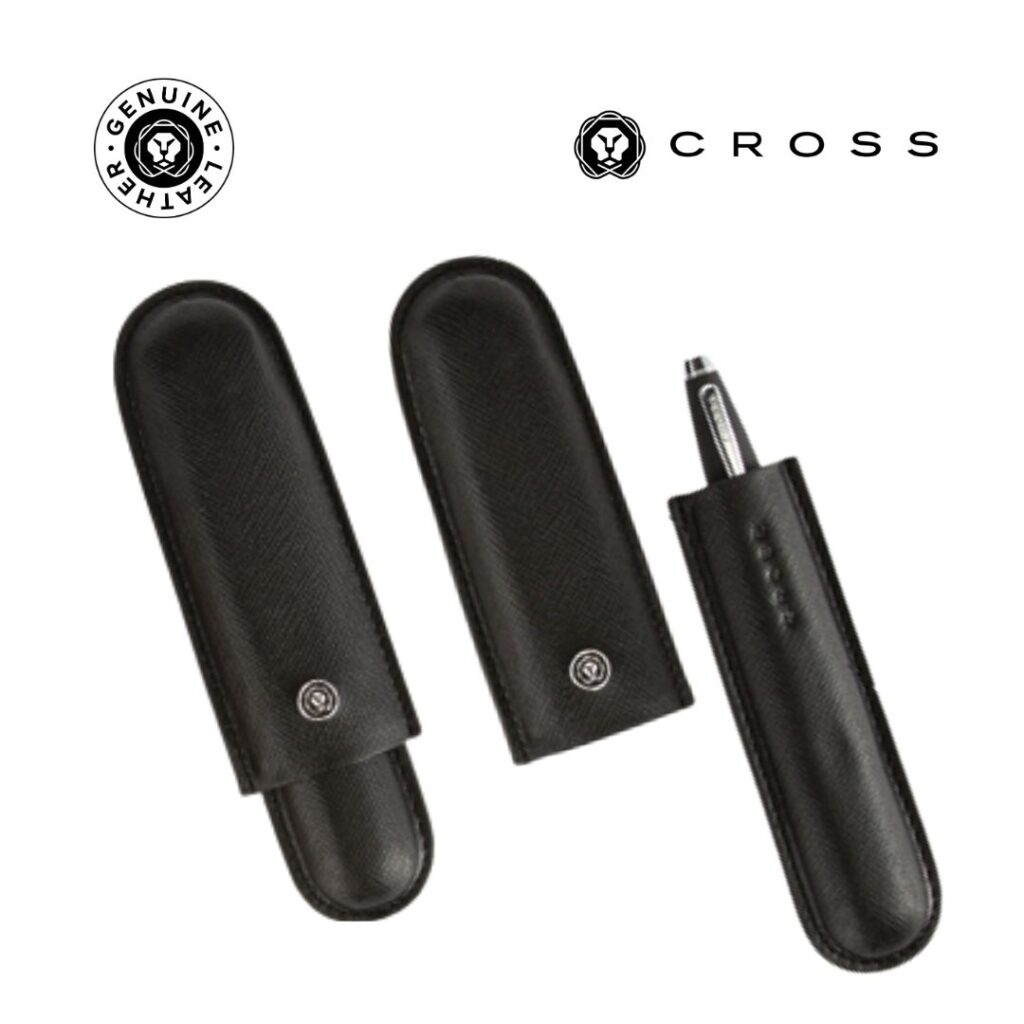 CROSS Leather Single Pen Case - Black — product photo 1