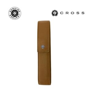 CROSS Leather Single Pen Case with Flap – Mocha — related custom branded product in UAE