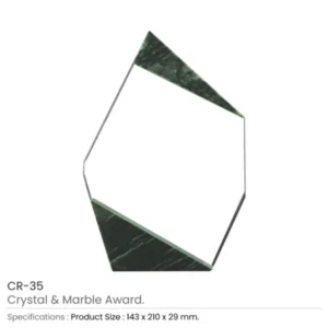 Crystal and Marble Awards in Hardboard Box — related custom branded product in UAE