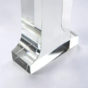 Crystal Glass Trophy in Number One Shape with Gold Lock Closure Box — related custom branded product in UAE