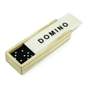 Domino Set Game in Wooden Slide Box & 28 Black Wooden Pieces — related custom branded product in UAE