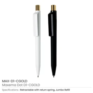 Dot Pens with Gold Push Button — related custom branded product in UAE