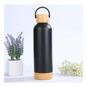 Double Wall SS Bottles with Bamboo Base & Lid 750 ml — related custom branded product in UAE