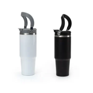 Double Wall Stainless Steel Tumblers with Handle & Straw – 900ml — related custom branded product in UAE