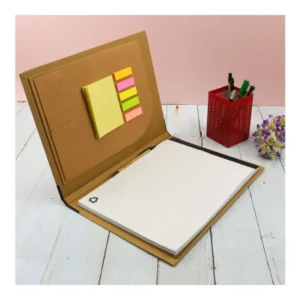 Eco-Friendly A4 Folders, Notepad Sticky Note, Pen & Card Slots — related custom branded product in UAE