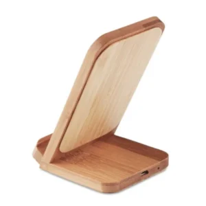 Eco-Friendly Bamboo 10W Wireless Charger Stand — related custom branded product in UAE