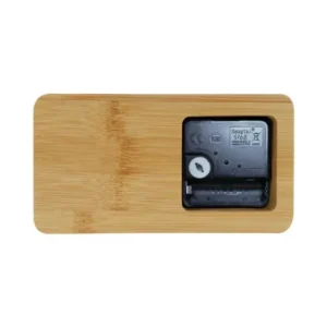 Eco-Friendly Rectangular Bamboo Desk Clock — related custom branded product in UAE