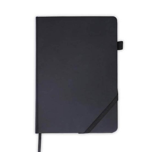 FAROE - Santhome A5 PU Hard Cover Notebook with Pen Loop - Black — product photo 1