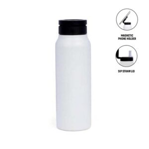 FERRO – Giftology Magnetic Phone Holder Water Bottle 760ml – White — related custom branded product in UAE