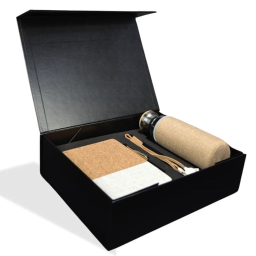 FLOHA - Hans Larsen Borosilicate Glass Bottle with Jute Sleeve — product photo 1
