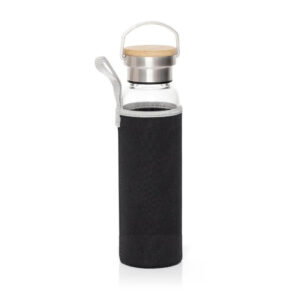 FLOHA – Hans Larsen Borosilicate Glass Bottle with Neo Sleeve – Black — related custom branded product in UAE
