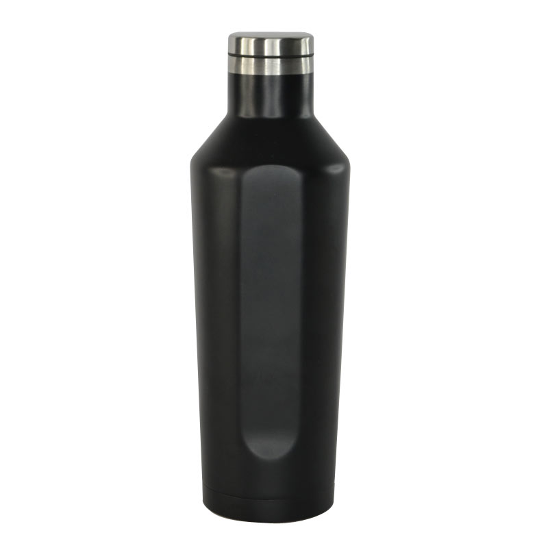 GALATI - Hans Larsen Stainless Steel Water Bottle - Black — product photo 1