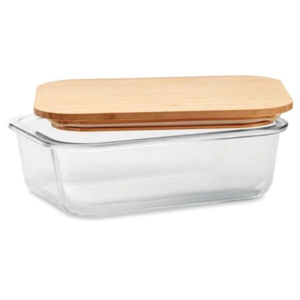Glass Lunch Box with Bamboo Lid — product photo 1