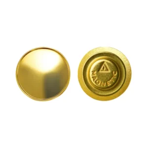 Gold Round Metal Badges with Magnet Attachment — related custom branded product in UAE