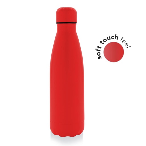 GRODNO - Soft Touch Insulated Water Bottle - Red — product photo 1