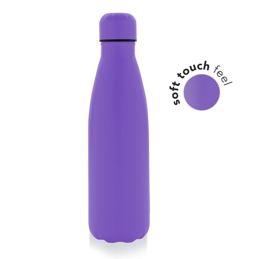 GRODNO - Soft Touch Insulated Water Bottle - Violet — product photo 1