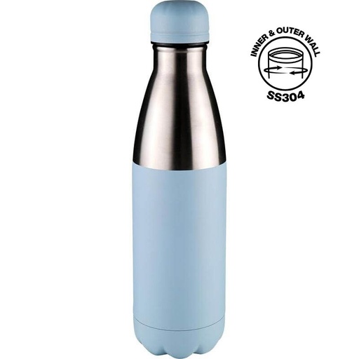 HOPA - Hans Larsen Double Wall Stainless Steel Water Bottle - Sky Blue — product photo 1