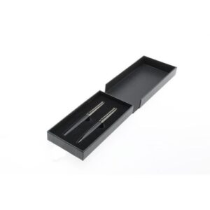KIRAZ – Santhome Gift Set of 2 Luxury Pens – Black / Chrome — related custom branded product in UAE
