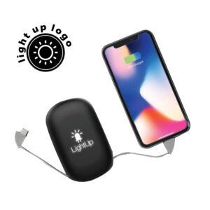 KOVIN – @memorii 10000mAh Suction Power Bank With Light-Up Logo — related custom branded product in UAE