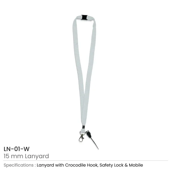Lanyards with Crocodile Clip, Mobile Holders, and Safety Lock — product photo 1