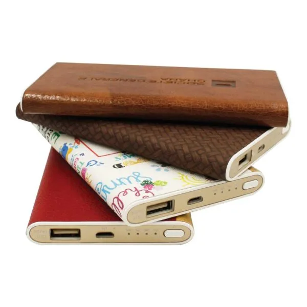 Leather Cover Power Bank 6000 mAh — product photo 1