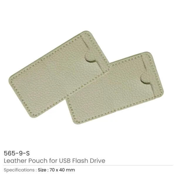 Leather Pouch for Card USB — product photo 1