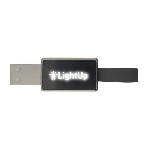 Light-Up Logo USB with Strap — product photo 1