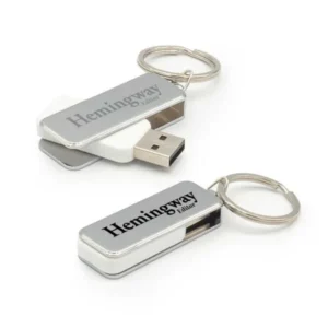 Metal Swivel USB with Key Holder — related custom branded product in UAE