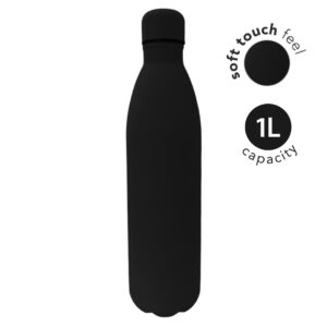 MODENA – Giftology Soft Touch Insulated Water Bottle – 1L – Black — related custom branded product in UAE