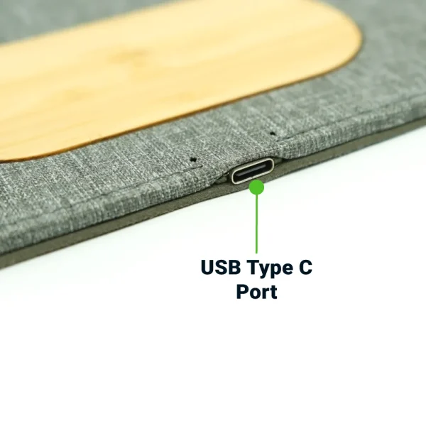 Multi-Function Mousepad, 15W Fast Wireless Charger & LED Logo — product photo 1