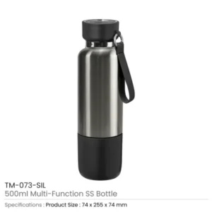 Multi-function SS Bottles, Double Wall, Base Cup, Lanyard, 500ml — related custom branded product in UAE
