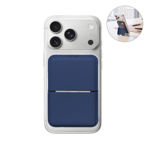 NAPIER - MagCase Phone Cardholder - Navy Blue — product photo 1