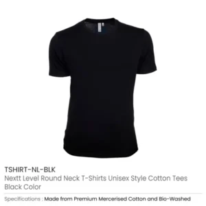 Nextt Level Bio-Washed Round Neck T-Shirts for Men — related custom branded product in UAE