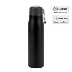 NIMES – Giftology Double Wall Stainless Steel Bottle 550ml – Black — related custom branded product in UAE
