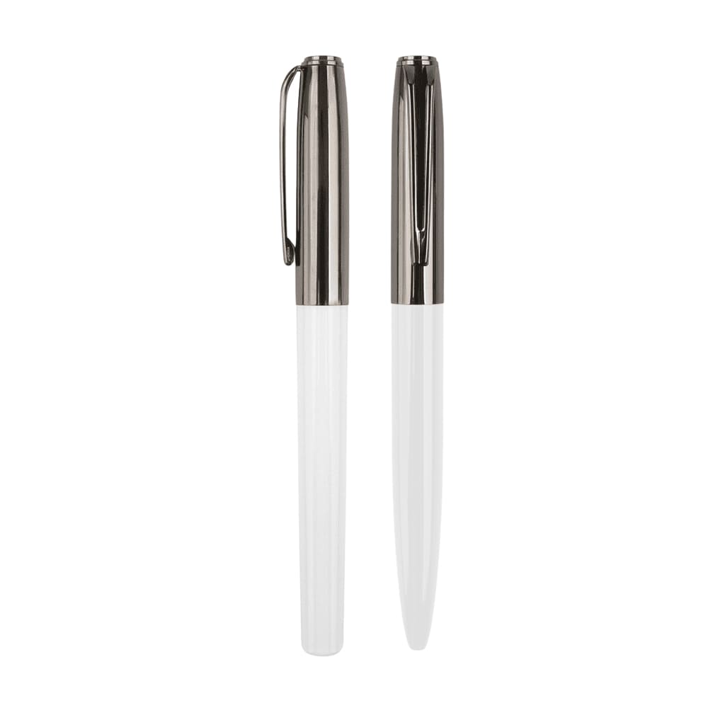 NORA - Gift Set of Roller and Ball Pen - White — product photo 1