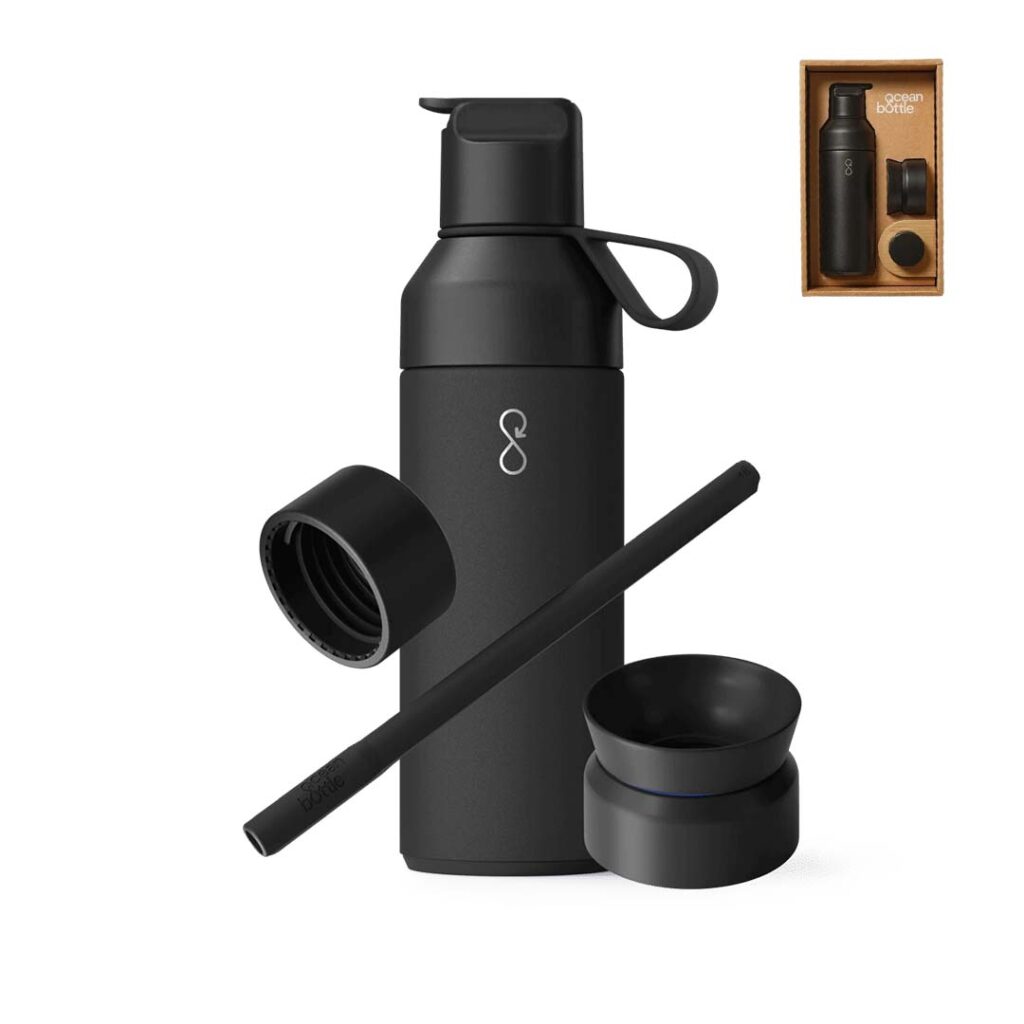 Ocean Bottle 3-in-1 Set - Black — product photo 1