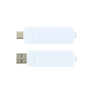 OTG White Swivel USB Flash Drives 64GB V. 3.0 Type C — related custom branded product in UAE