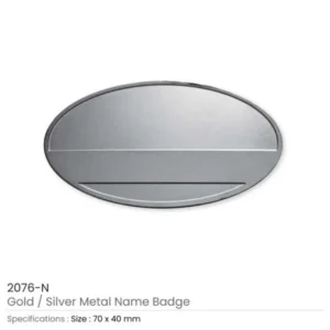 Oval Metal Name Badges — related custom branded product in UAE