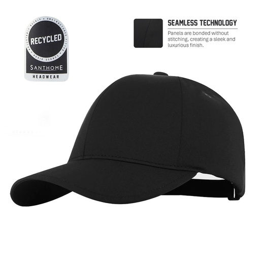 PEAK - Santhome DryNCool Advanced Seamless 6-Panel Cap - Black — product photo 1