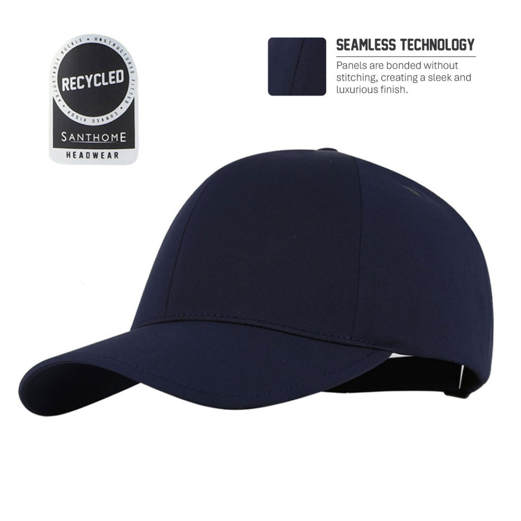 PEAK - Santhome DryNCool Advanced Seamless 6-Panel Cap - Navy Blue — product photo 1