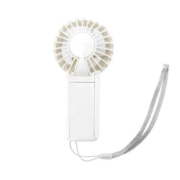 Portable Hand Fan with Lanyard Lace – White Color — product photo 1