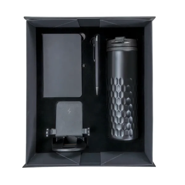 Premium Promotional Gift Sets in Black Magnetic Closure Gift Box — product photo 1